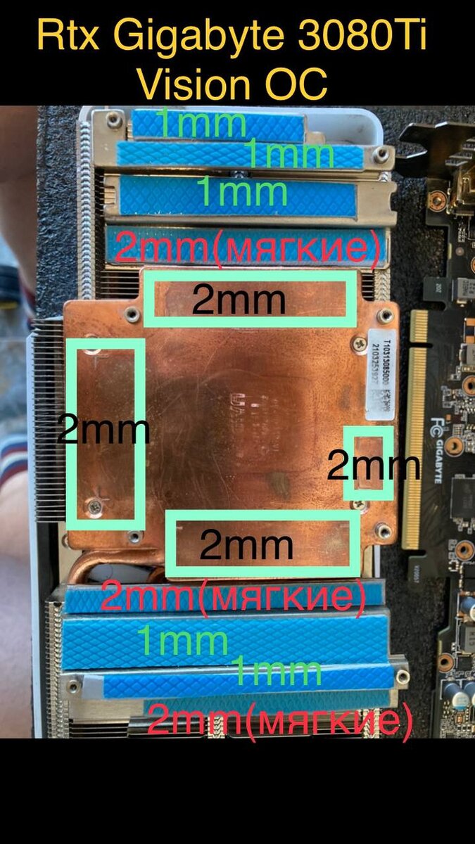 Техноблог: RTX 3080/3080 Ti подборка толщин термопрокладок для большинства  ревизий (ч.3) | VRM: GAME NEWS | Дзен