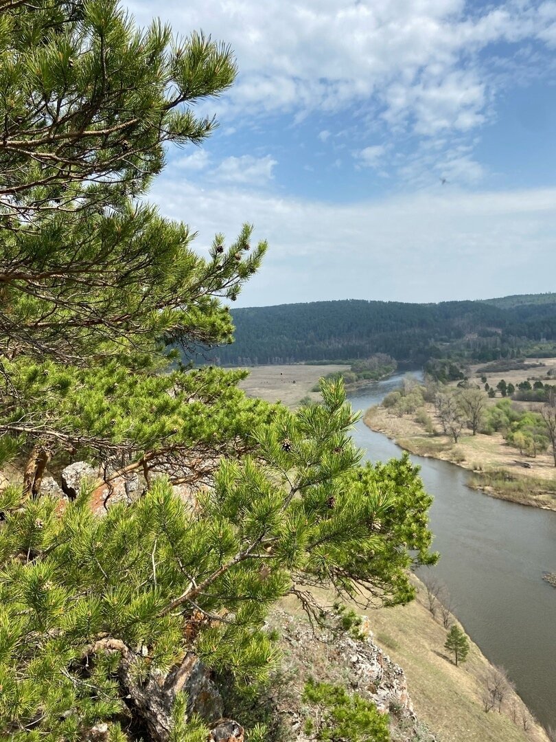 Лимоновский гребень на реке Юрюзань