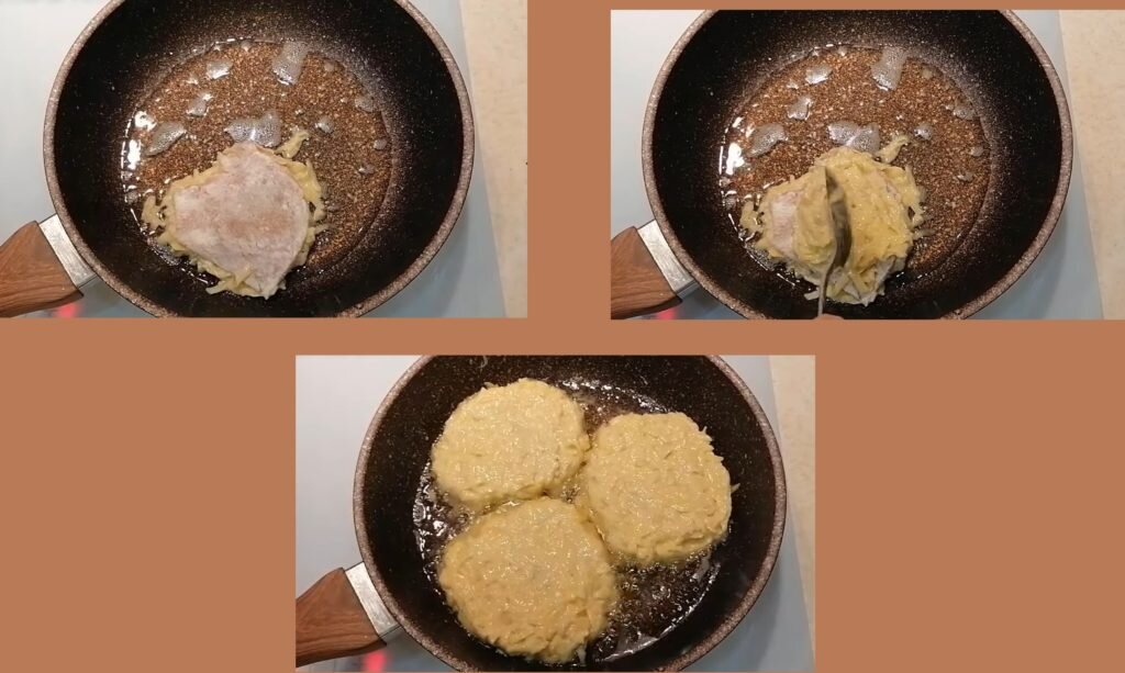 Если вы ищете новый способ приготовить куриную грудку, то этот рецепт куриная грудка в картофельной шубке на сковороде станет идеальным выбором.-7
