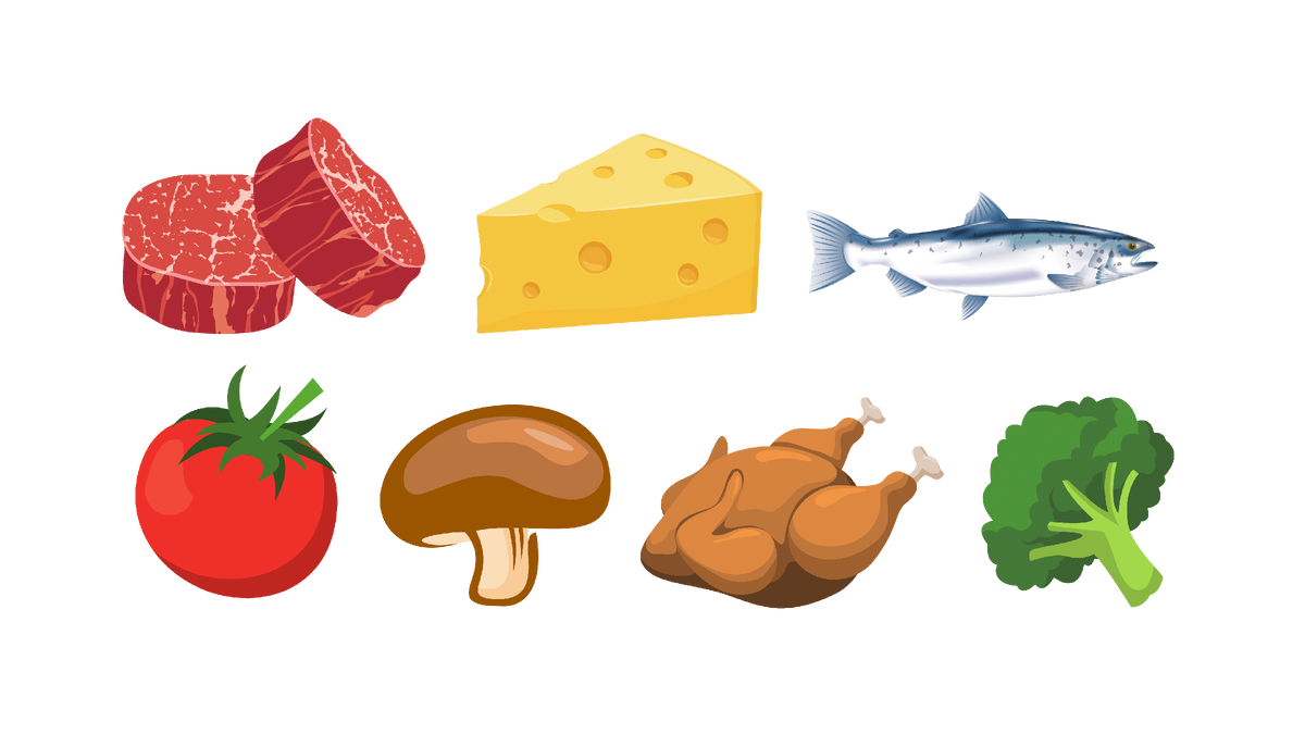 Продукты, где есть глутамат. А еще он есть в чае, кофе, горохе и кукурузе