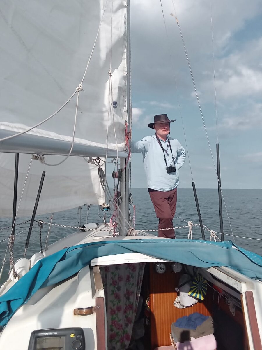 Яхта "Удача". Фото автора.