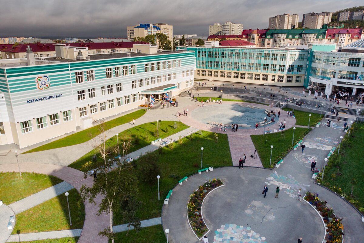 Гимназия №3, 2 очередь, г. Южно-Сахалинск. © АО "Сахалин - инжиниринг"