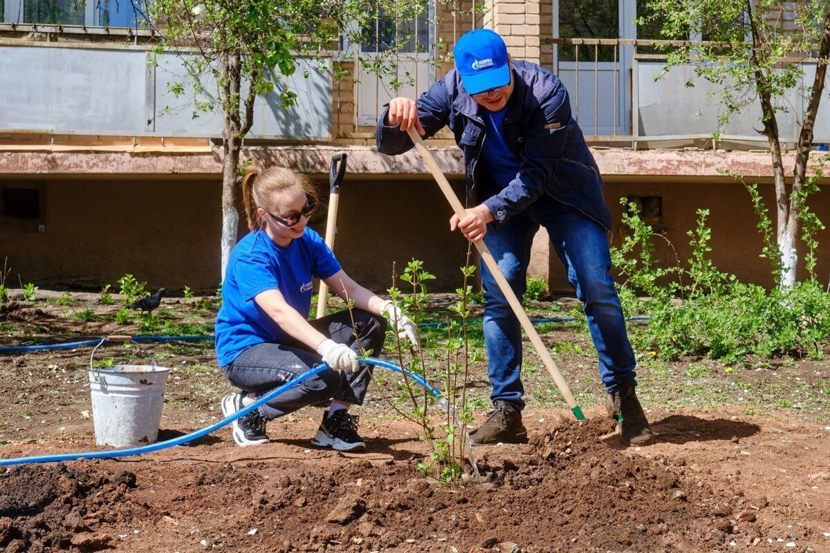    Нефтяники преобразили территорию геронтологического центра в Оренбурге Марина Шарт