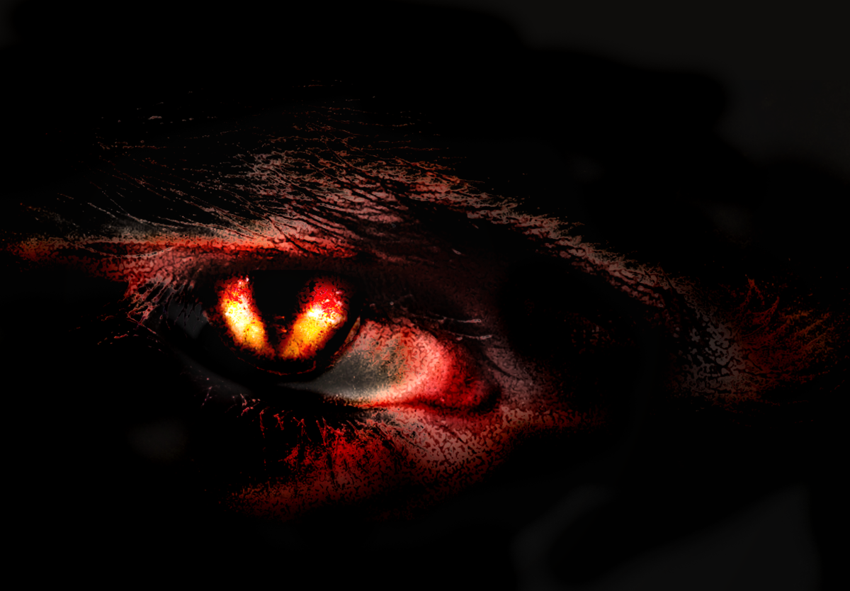 Devil eyes. Горящие глаза