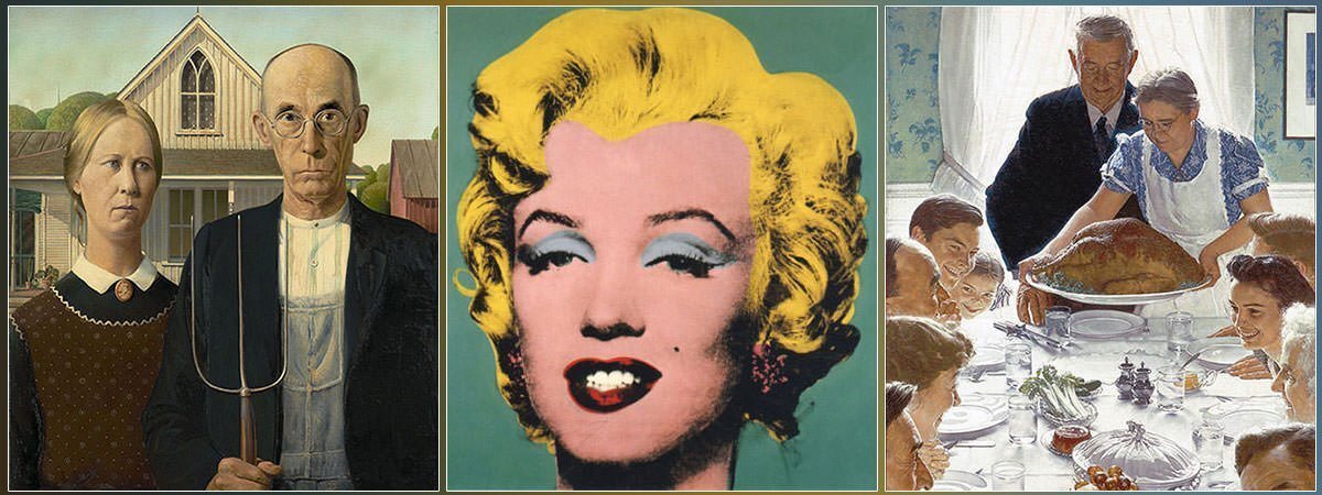10 Самых Известных Американских Картин
