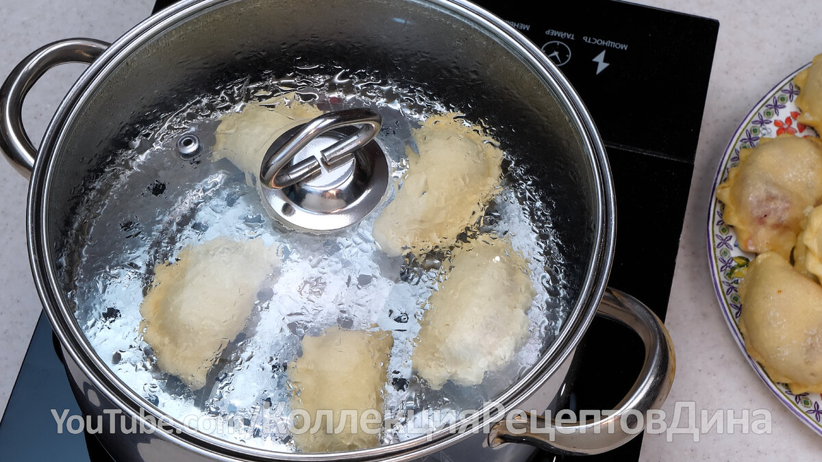 🍓🥟 Вот это Вареники! Паровые Вареники с Клубникой! Тесто на кефире для  пышных вареников! | Дина, Коллекция Рецептов | Дзен