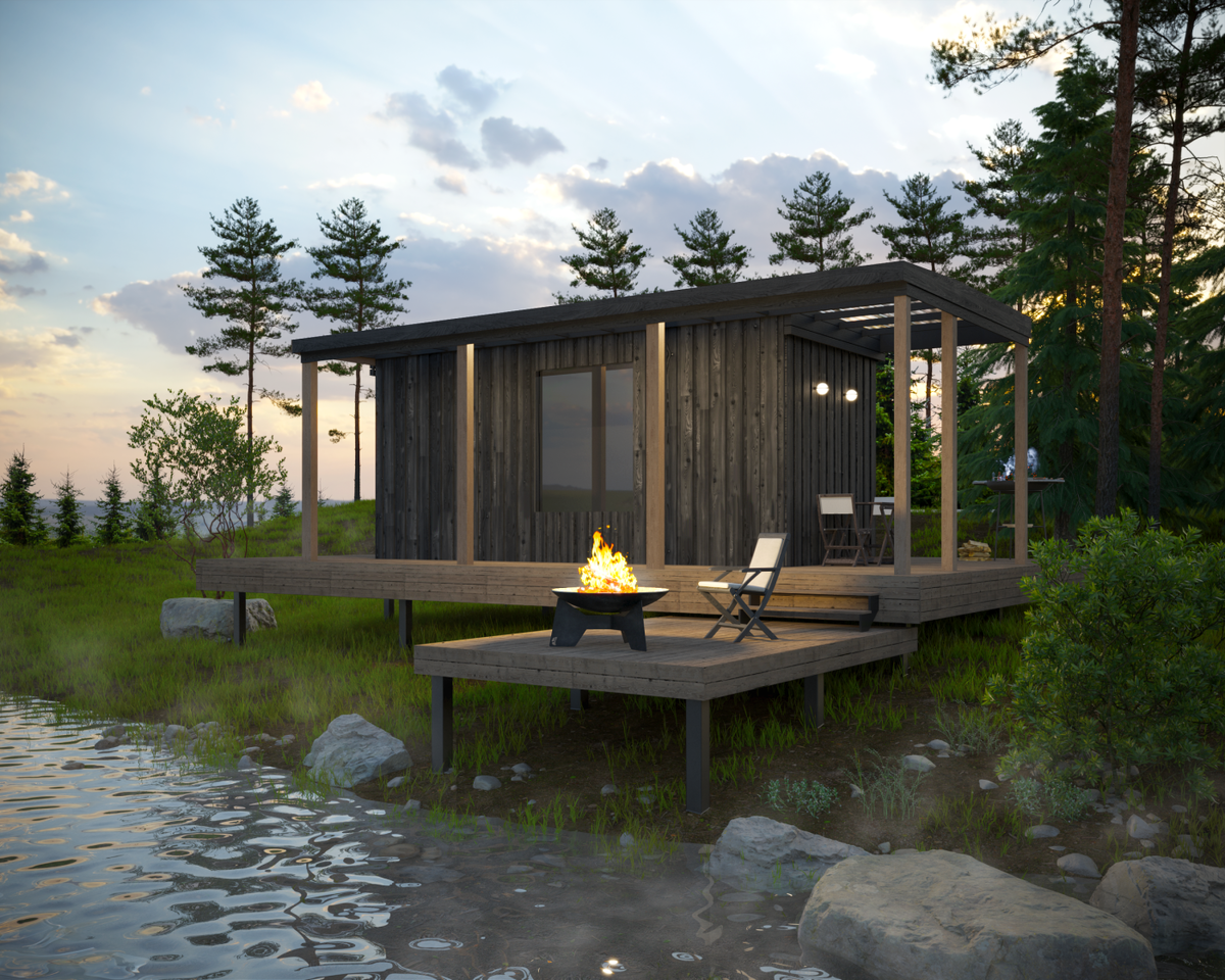 Мини-дом площадью 14 кв.м