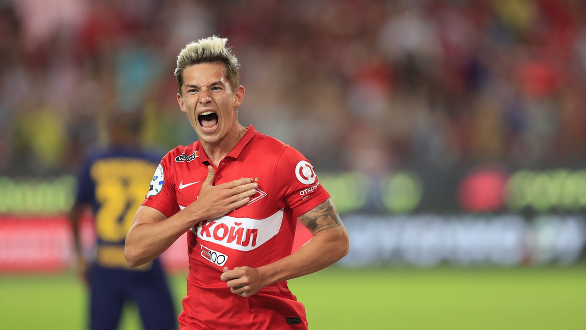 Атакующий полузащитник московского "Спартака" Антон Зиньковский. Фото из интернета.