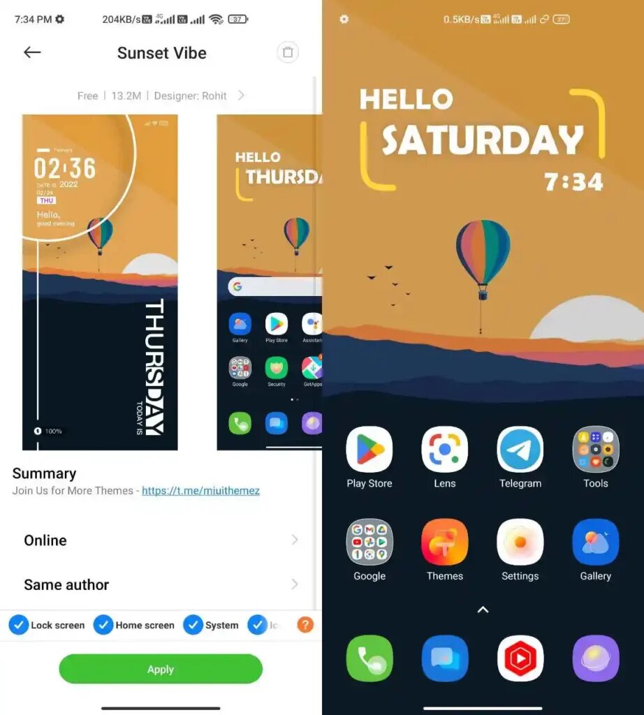 Как установить темы MTZ на MIUI 13/14 | Оскардроид112 | Дзен