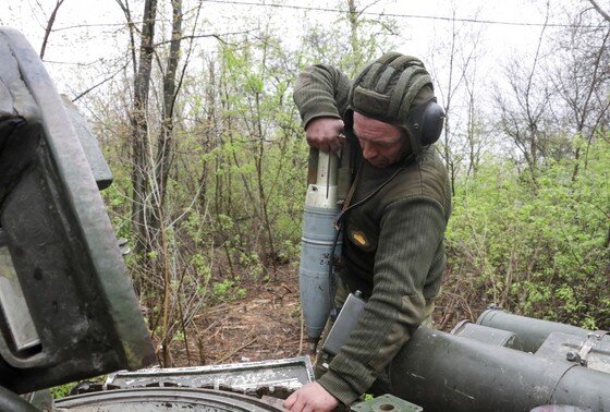    Боевая работа экипажа танка Т-72 в ходе специальной военной операции