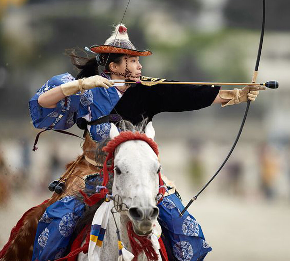                   Японская лучница. Изображение взято с сайта www.pinterest.ru