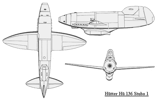 Первый вариант пикирующего бомбардировщика 