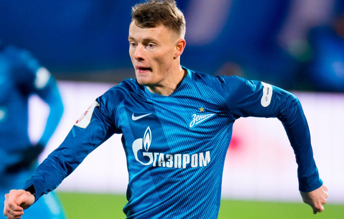 Евгений Чернов в составе "Зенита"