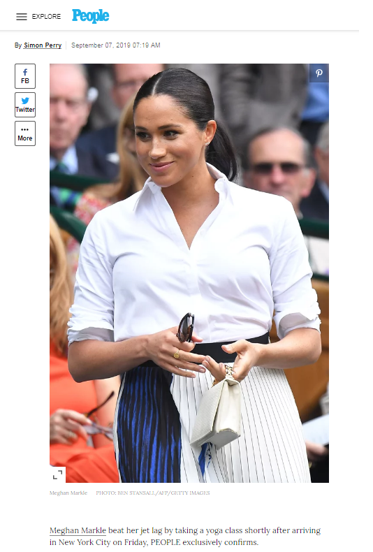 Cкриншот с сайта https://people.com/royals/meghan-markle-yoga-class-after-arrival-nyc/