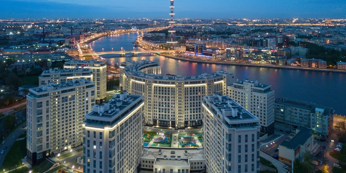 ЖК "Риверсайд". СПб, Ушаковская набережная