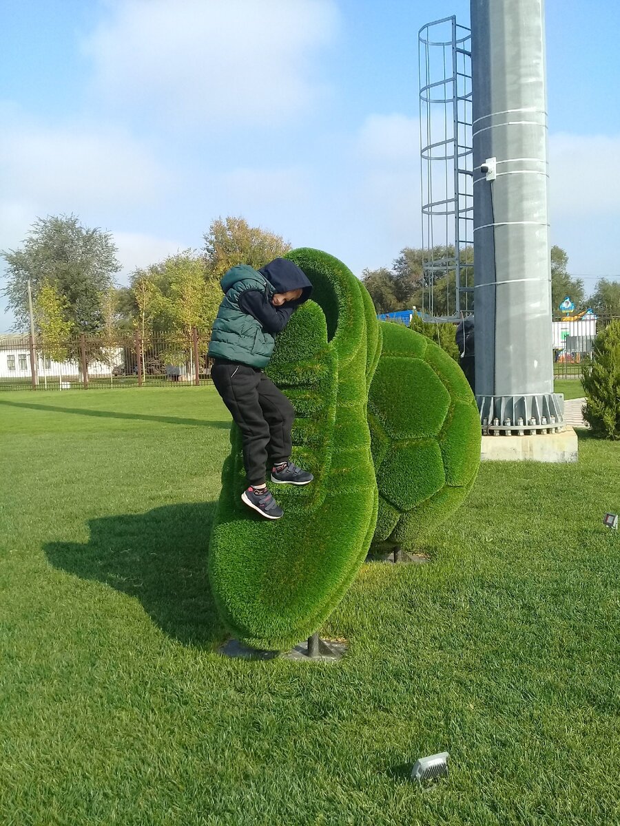Фото автора. Бабушка должна быть активной, чтобы успеть за подопечным.