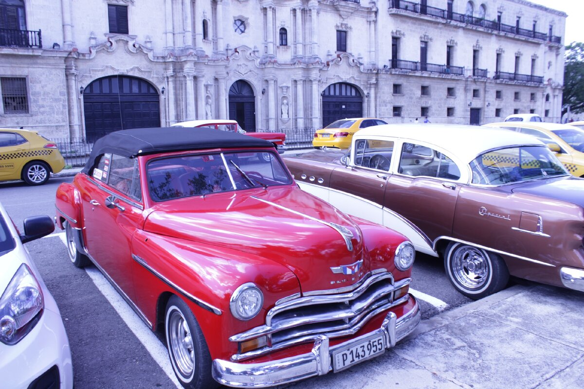 Ретро машина Куба Гавана