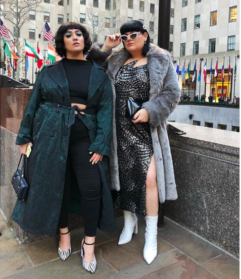 Плюс-сайз стрит стайл