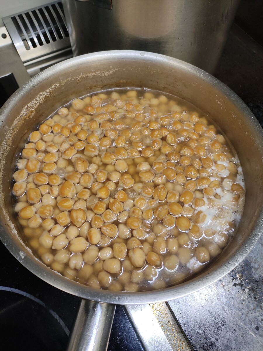 В процессе варки. 