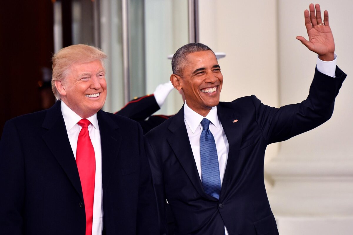 Дональд Трамп и Барак Обама. Фото из открытых источников сети.