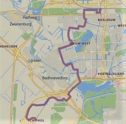 Маршрут автобуса №69 Амстердам (2020 год)