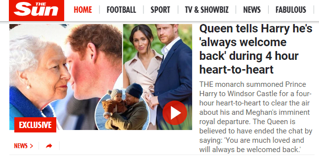 cкриншот с сайта THE SUN