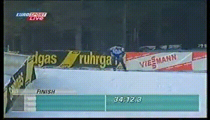 ЧМ-2001. Поклюка. Мужчины. Гонка преследования.