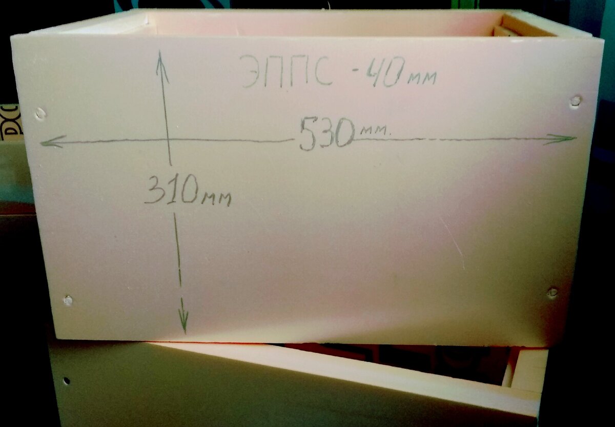 Изготовление ульев из пеноплекса своими руками размеры чертежи