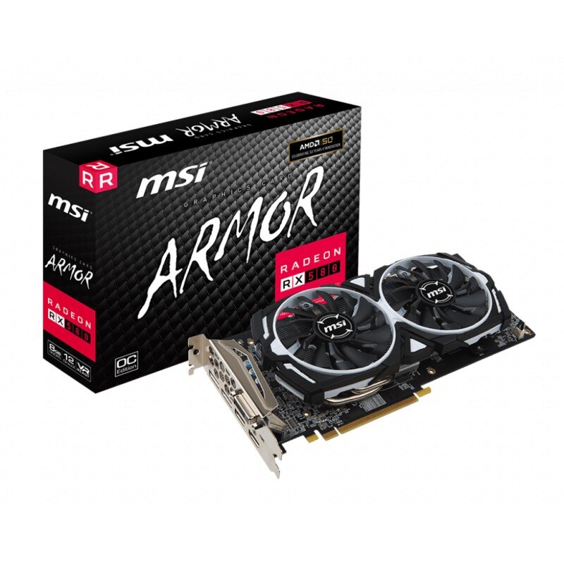 MSI AMD Radeon RX 580 ARMOR OC 8GB