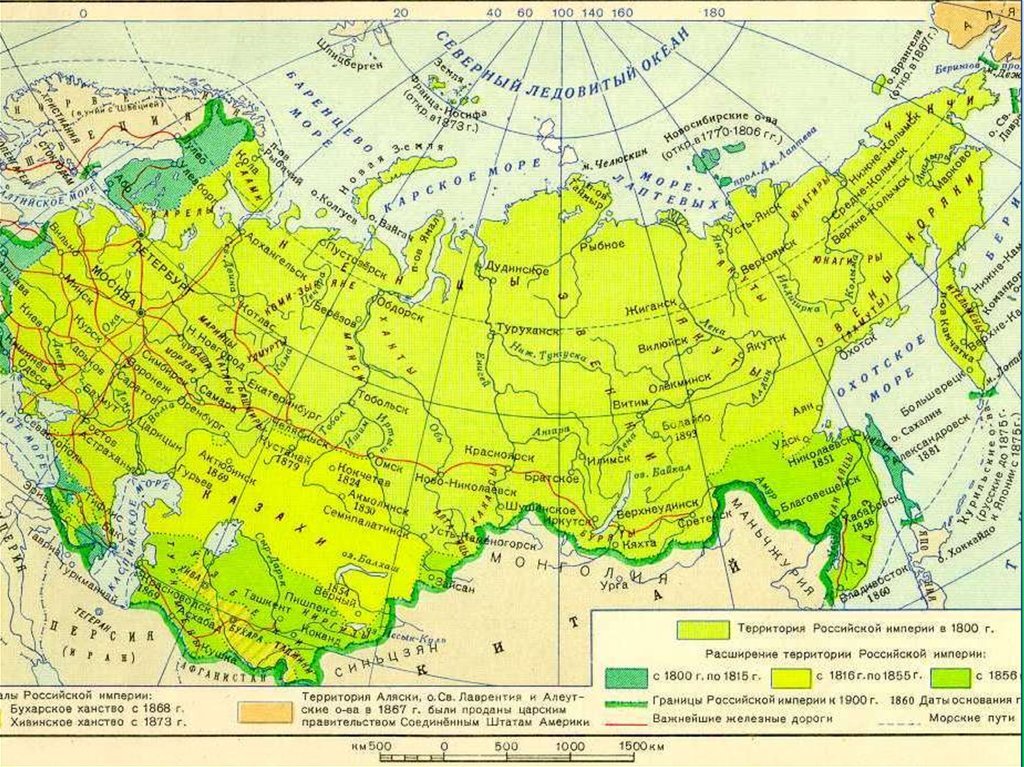 В xix веке территорию