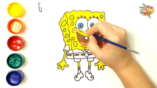 Раскраски из мультфильма Губка Боб Квадратные штаны (Sponge Bob Squarepants) скачать