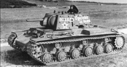 Танк КВ-1. Источник: телеканал "Звезда". 
