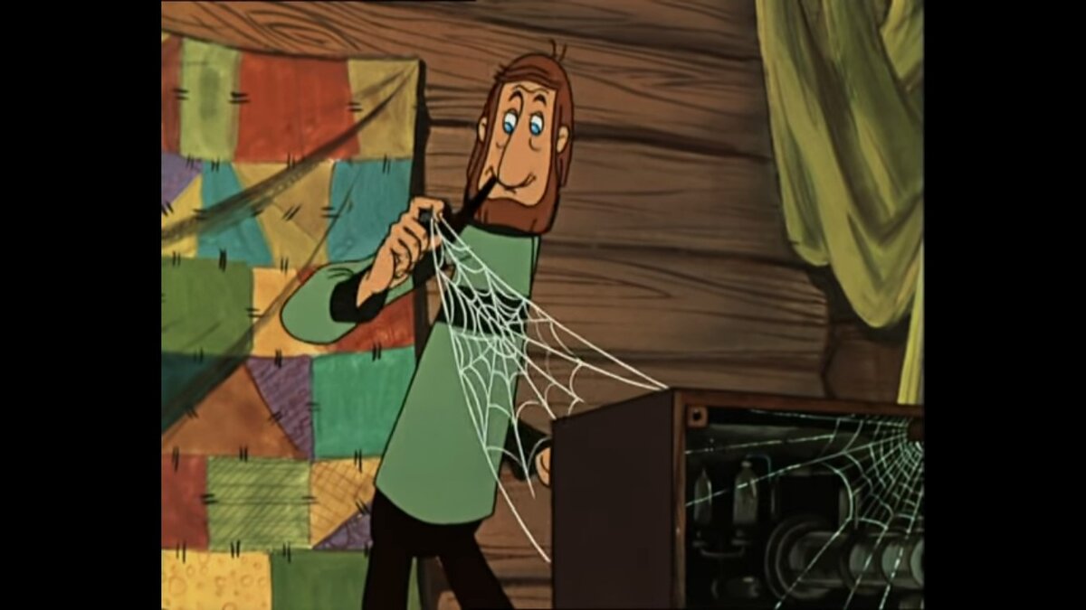 Кадр из мультфильма: "Зима в Простоквашино"