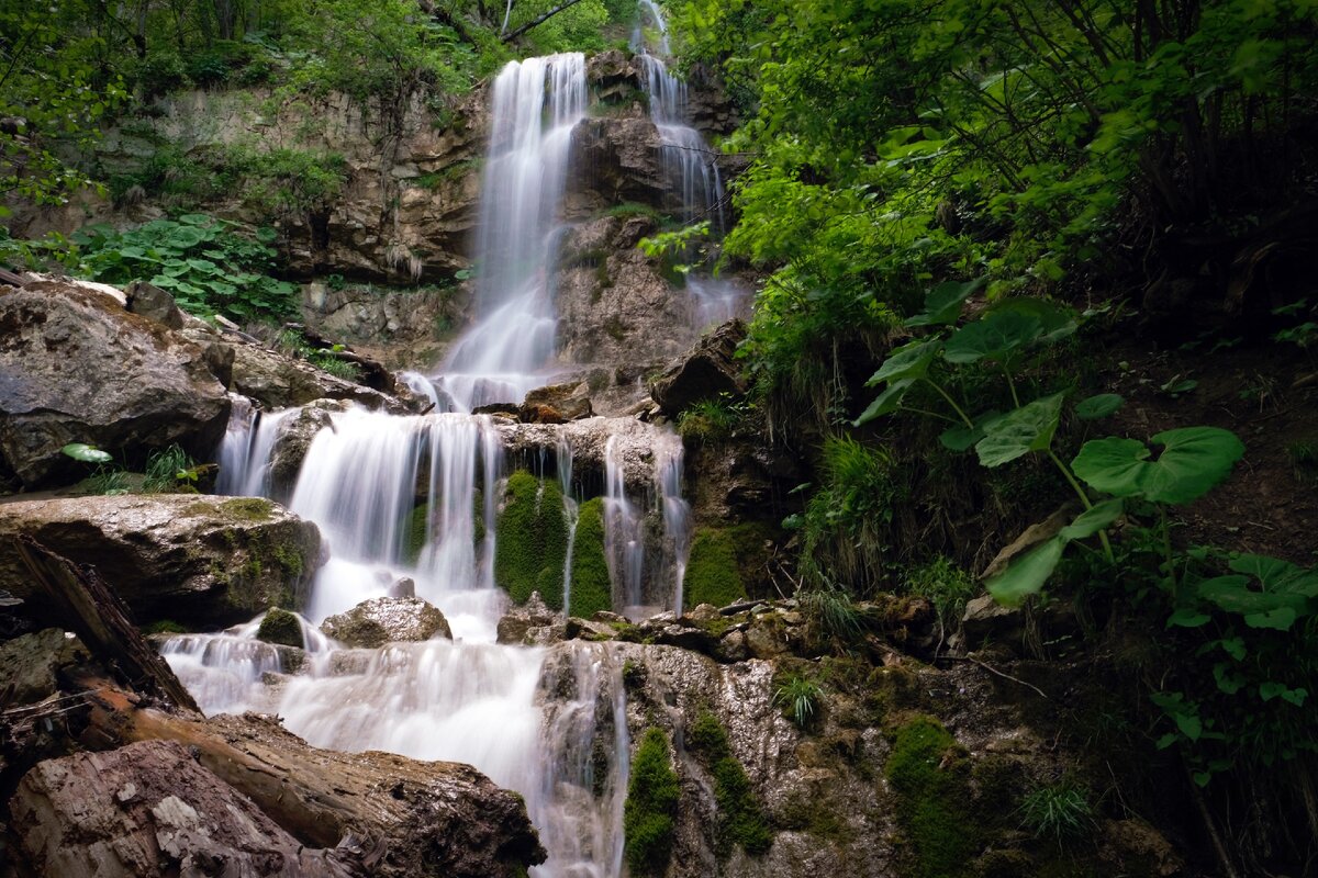 Лунный водопад, Мезмай, Краснодарский край