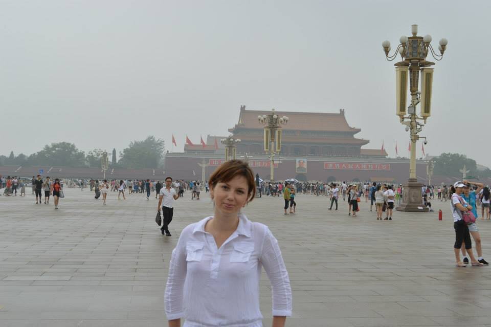 площадь Tian'anmen Тхеньаньмен в Пекине, 2013 год