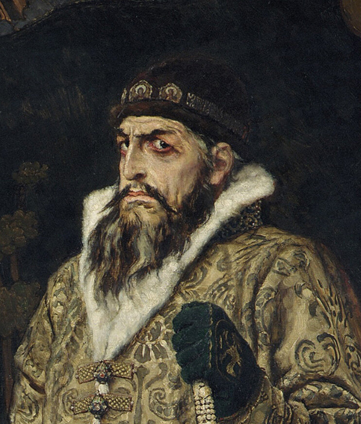 Фрагмент картины В. М. Васнецова "Царь Иван Грозный"