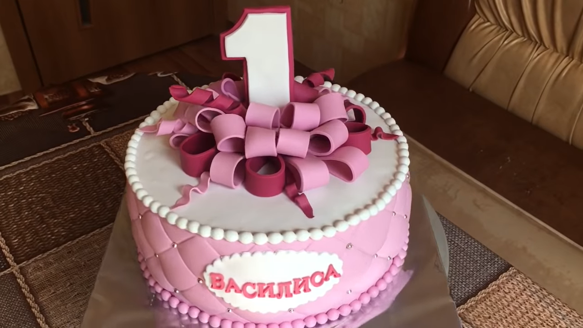 такой торт я испекла и украсила за 1.5 часа