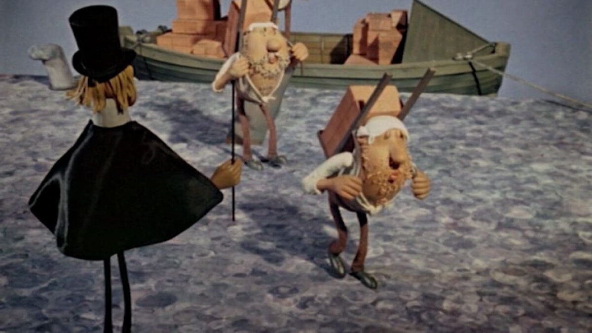 Кадр из мультфильма "Сказка о медяке"