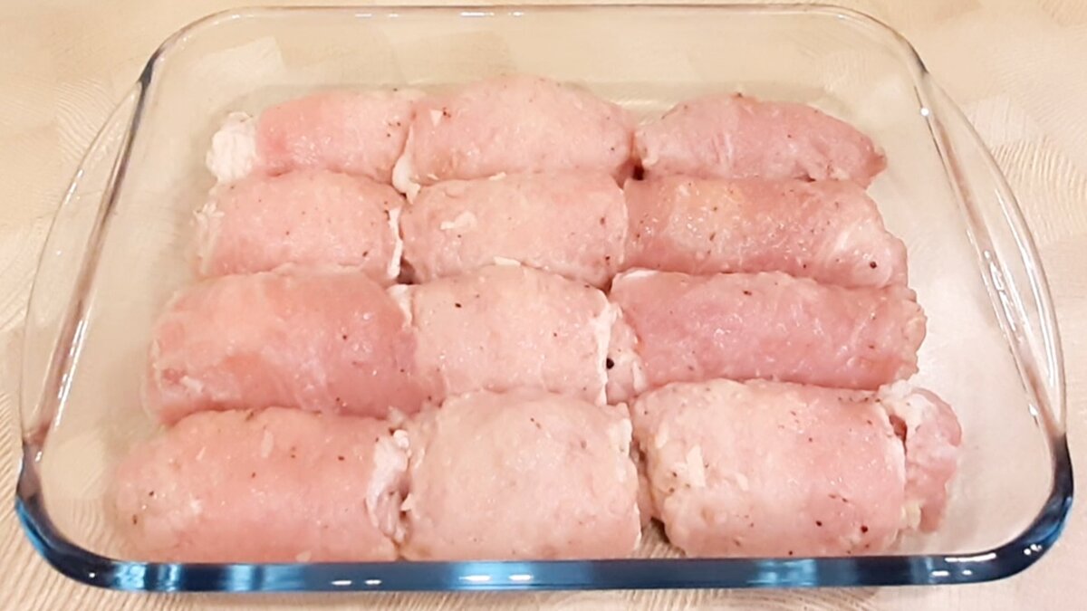 Рулетики из свинины: пошаговый фото рецепт, приготовление