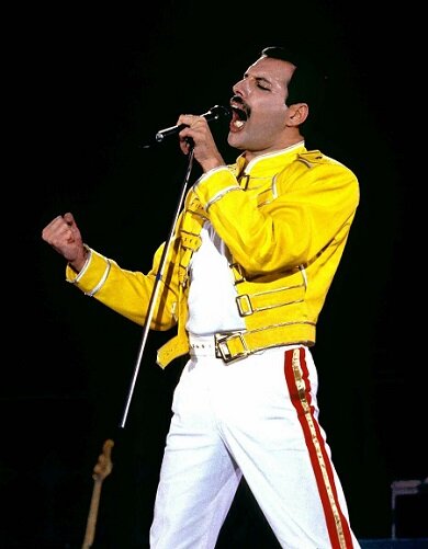 Фредди Меркьюри фронтмен группы Queen 