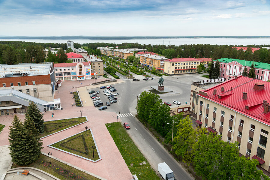 Центр города. Площадь имени В.И.Ленина