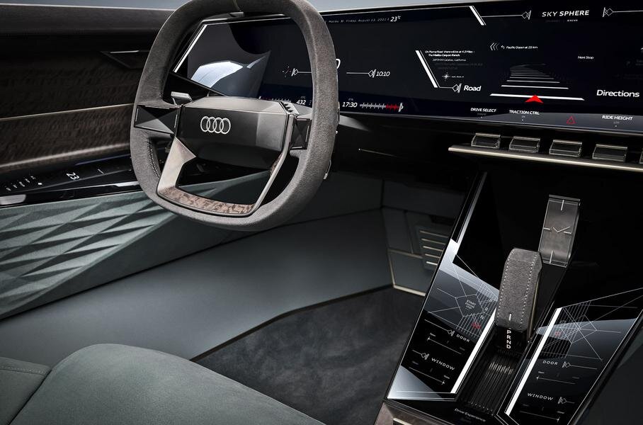 Тот самый руль, который будет наклоняться и уезжать под торпедо