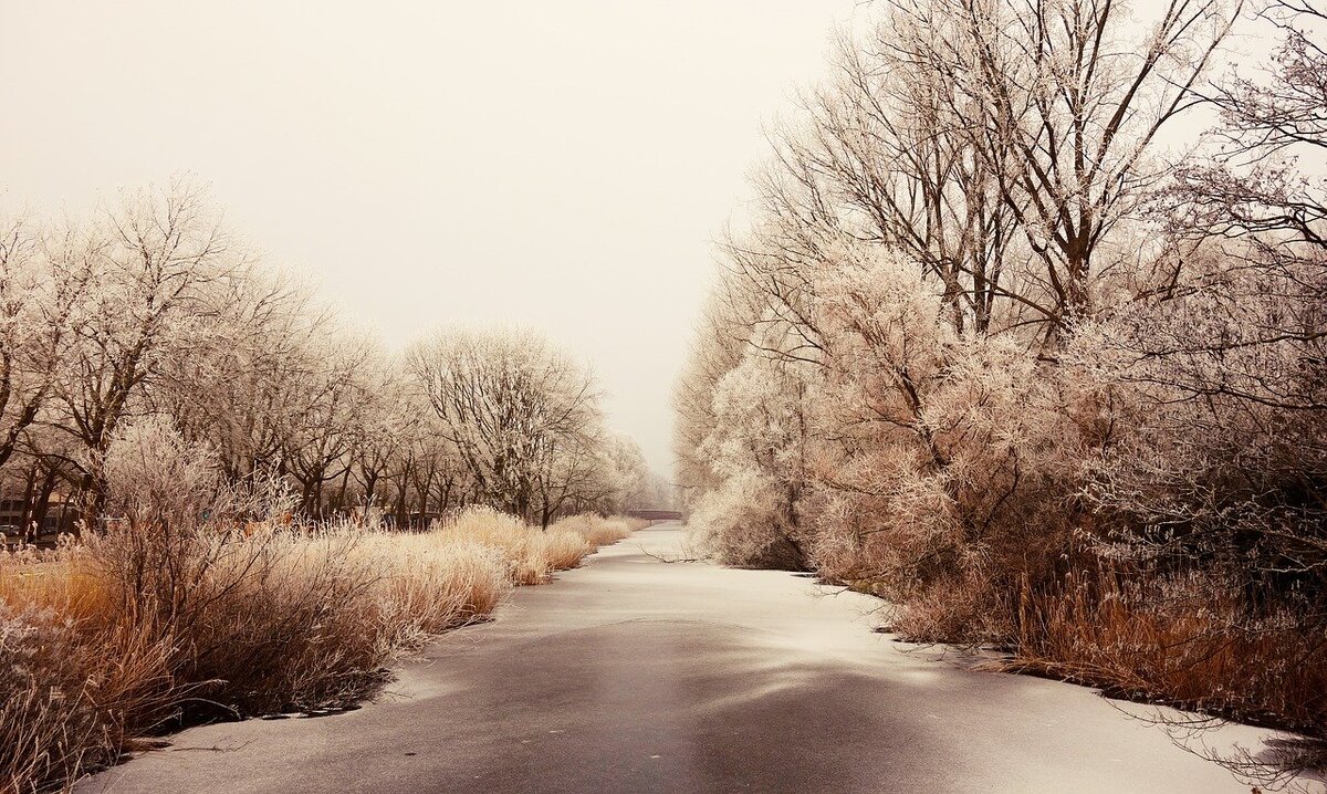 Когда лед был ровный и гладкий, то и урожай зерна в следующем году будет богатым и ляжет ровными полосами на полях. Фото: Pixabay.com 