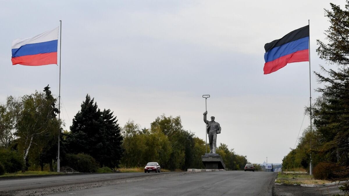    Въезд в Мариуполь© РИА Новости