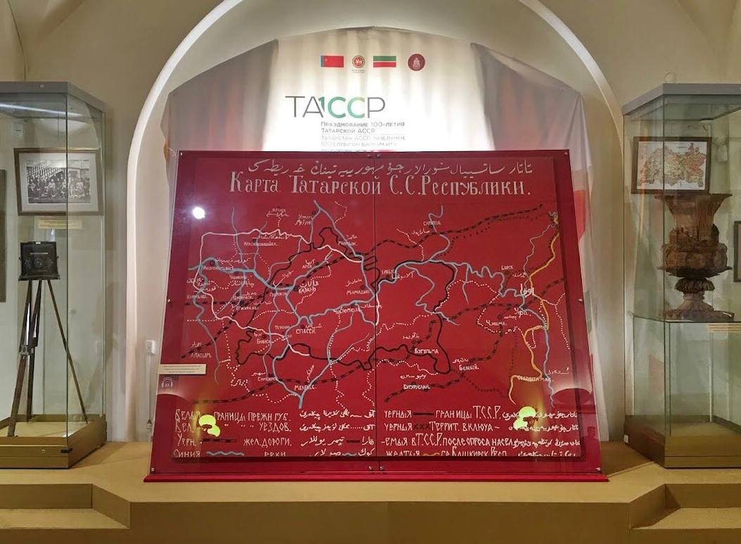 Карта ТАССР.