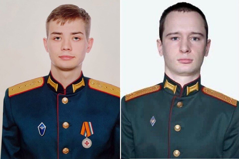     Старший прапорщик Руслан МОРКОВИН и Старший лейтенант Борис ПОДПОЛОВ