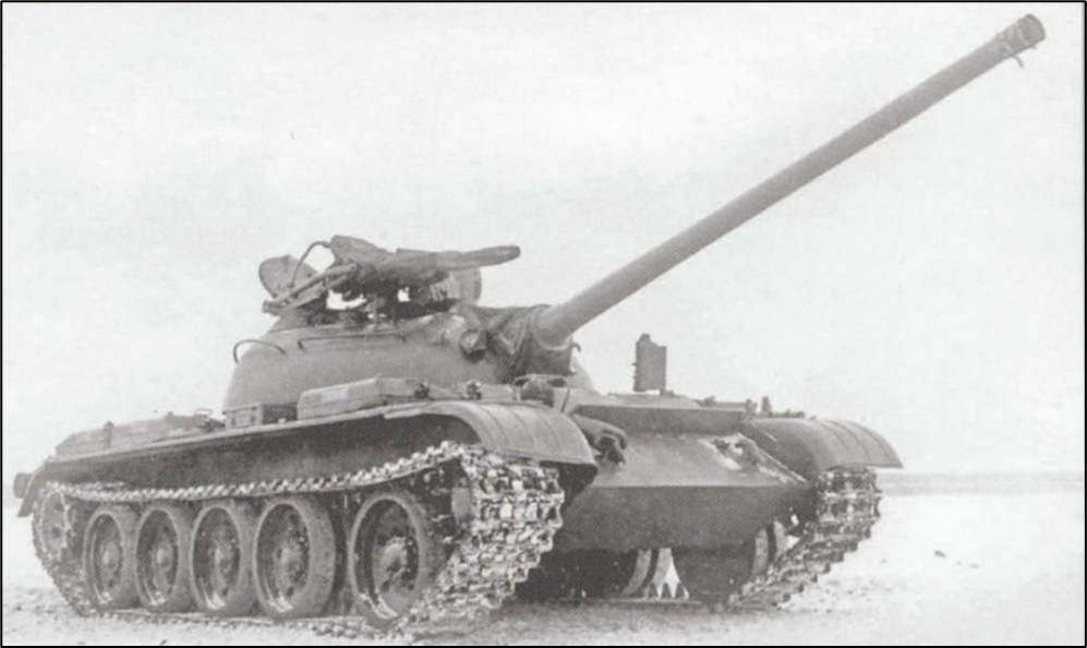 Опытный танк Т-54 с 14,5-мм пулеметом КПВТ. Колмаков Д. Тагильская школа... Фотоальбом. С.59.