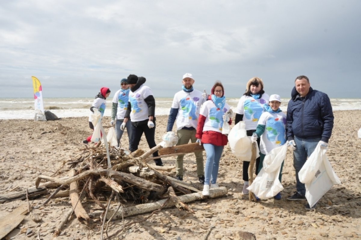    На Таманском полуострове прошла всероссийская экологическая акция