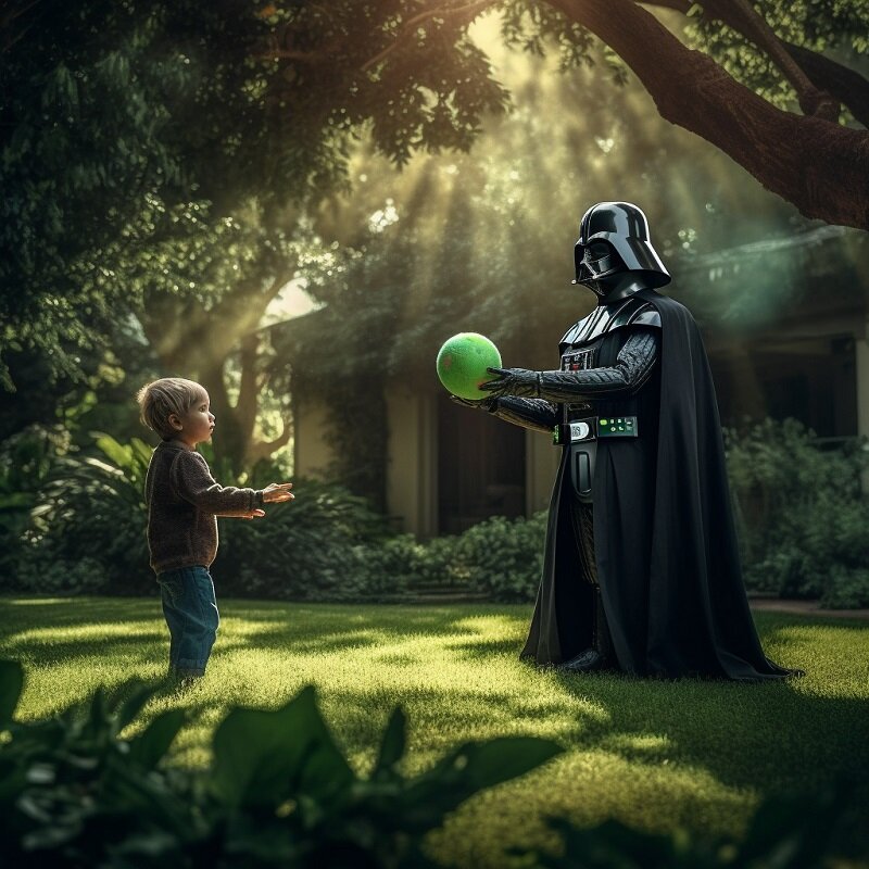 Играйте в мяч ребенком. Это сделает его успешный и уверенным в жизни.