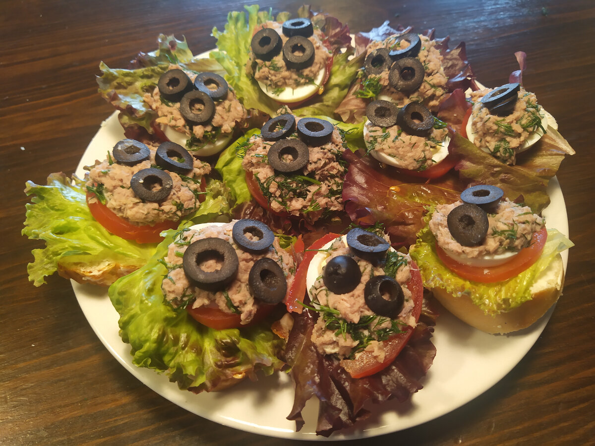 Бутерброды - закуски. 